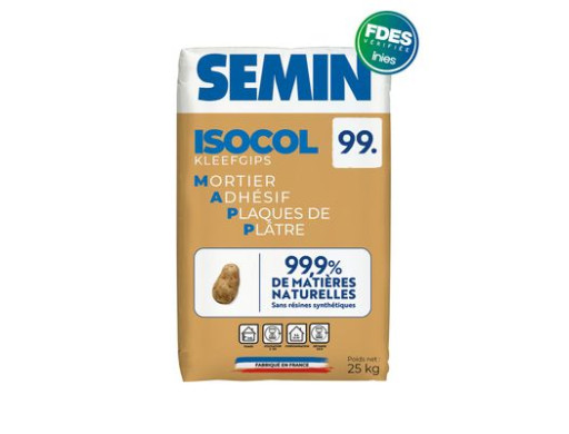 Mortier d'enduit carreaux - ISOCOL SEMIN