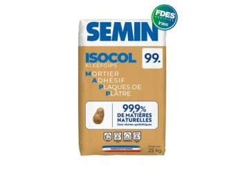 Mortier d'enduit carreaux - ISOCOL SEMIN