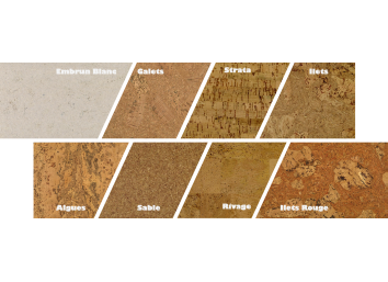 Parquet flottant clipsable en liège POSEIDON - LIEGISOL