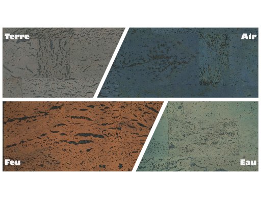 Dalles à coller en liège ELEMENTS - LIEGISOL