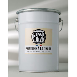 Peinture à la Chaux Badigeon cordé- 25 Gris basalte POZZO NUOVO