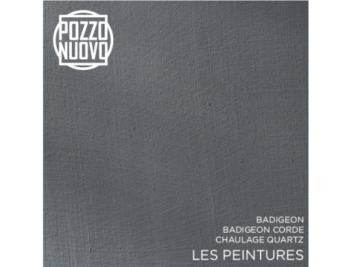 Peinture à la Chaux Badigeon cordé- 41 Gris anthracite POZZO NUOVO