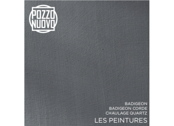 Peinture à la Chaux Badigeon cordé- 41 Gris anthracite POZZO NUOVO