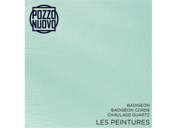 Peinture à la chaux Chaulage quartz - 23 Vert aigue marine POZZO NUOVO
