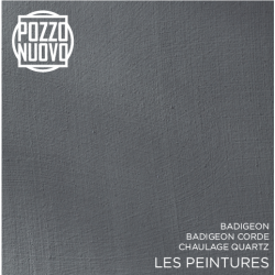 Peinture à la chaux Chaulage quartz - 41 Gris anthracite POZZO NUOVO
