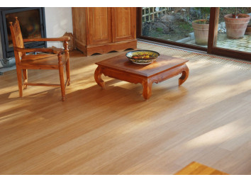 Parquet vertical en bambou - CLICK BAMBOOTOUCH