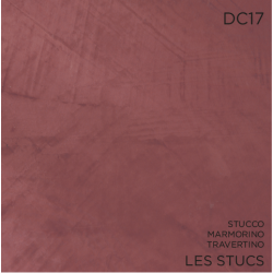 Stucco naturel à la chaux en pâte - 17 Rouge cerise POZZO NUOVO