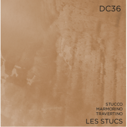 Stucco naturel à la chaux en pâte - 36 Brun acajou POZZO NUOVO