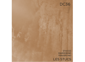 Stucco naturel à la chaux en pâte - 36 Brun acajou POZZO NUOVO