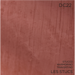 Marmorino naturel à la chaux en pâte - 22 Rouge grenat POZZO NUOVO