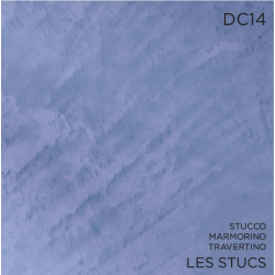 Travertino naturel à la chaux en pâte - 14 Bleu ciel POZZO NUOVO