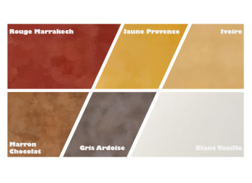 Enduit décoratif - STUC Marron chocolat ARGILUS