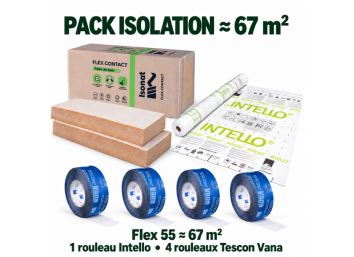 Pack Isolant fibre de bois - 67 m²