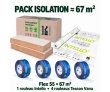 Pack Isolant fibre de bois - 67 m²