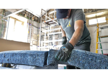 Panneaux d'isolant en textile - COTONWOOL FLEX SEMIN