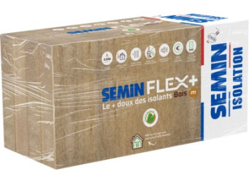 Panneaux d'isolant en fibres de bois - FLEX+ SEMIN